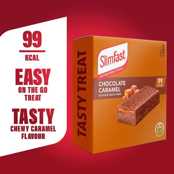 SlimFast Caramel Snack Bar Multipack 6x26g