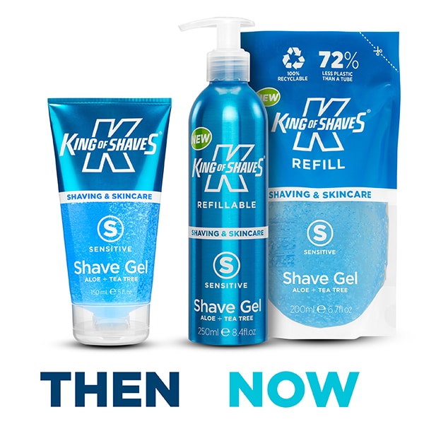 King of Shaves Shave Gel Refill Pouch 200ml