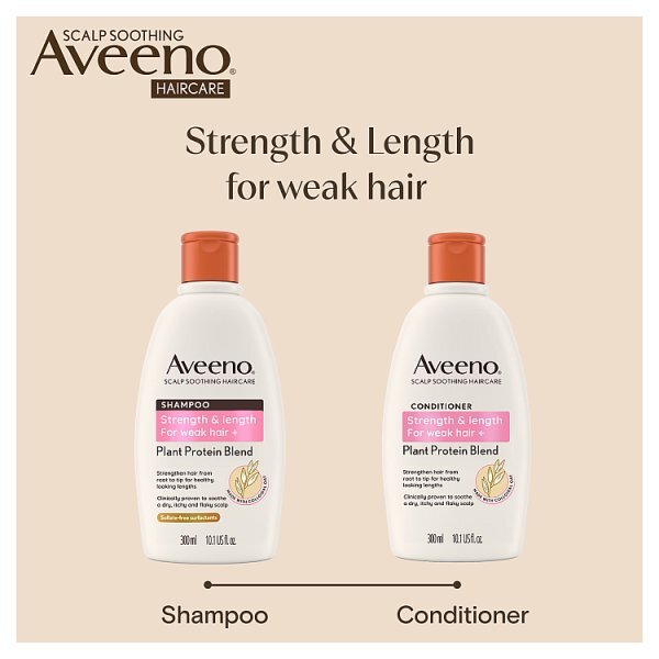 Aveeno Hair Strength + Length Shampoo 300Ml