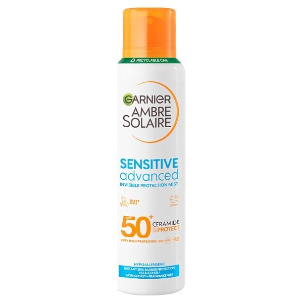 Garnier Ambre Solaire Spf50+ Sensitive Advanced Mist 150Ml