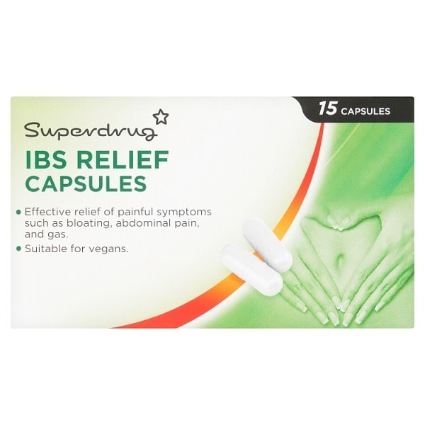 Superdrug Irritable Bowel Syndrome Relieve 15 Capsules