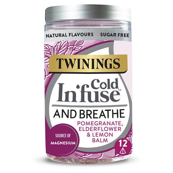 Twinings Cold Infuse And Breathe With Magnesium, 12 Infusers
