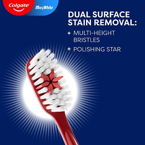 Colgate Max White Medium Toothbrush 3 Pack