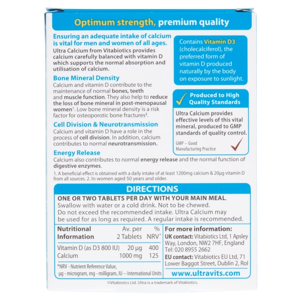 Vitabiotics Ultra Calcium x 30