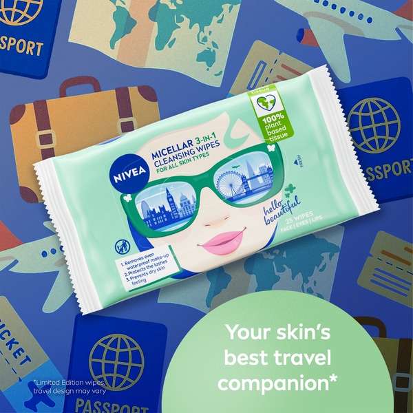 NIVEA Micellar Cleansing Face Wipes 25 Pack