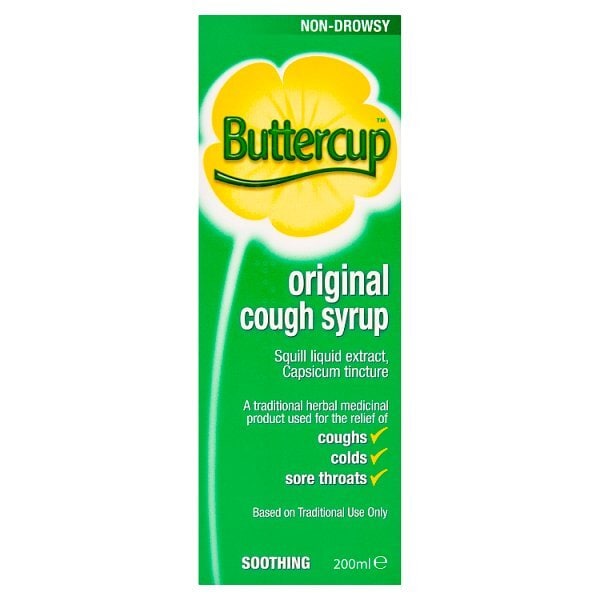 Buttercup Bronchostop Original Cough Syrup 200ml