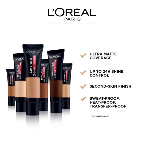 L’Oréal Paris Infallible Matte Foundation 90 Rose Porcelain
