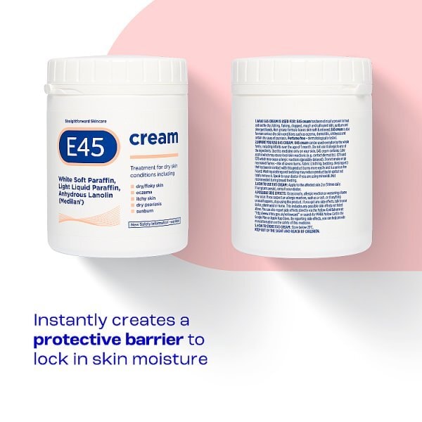 E45 Moisturising Cream for Dry Skin 500g