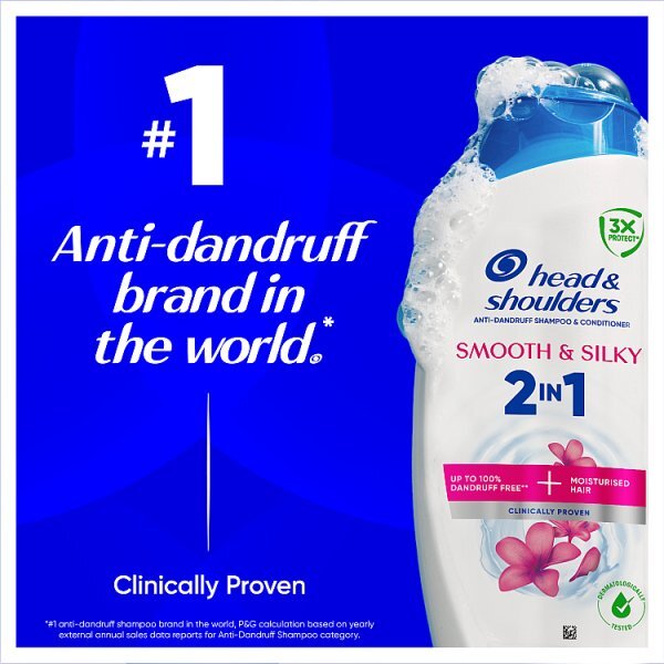 Head & Shoulders Smooth 2In1 Shampoo & Conditioner 350 Ml