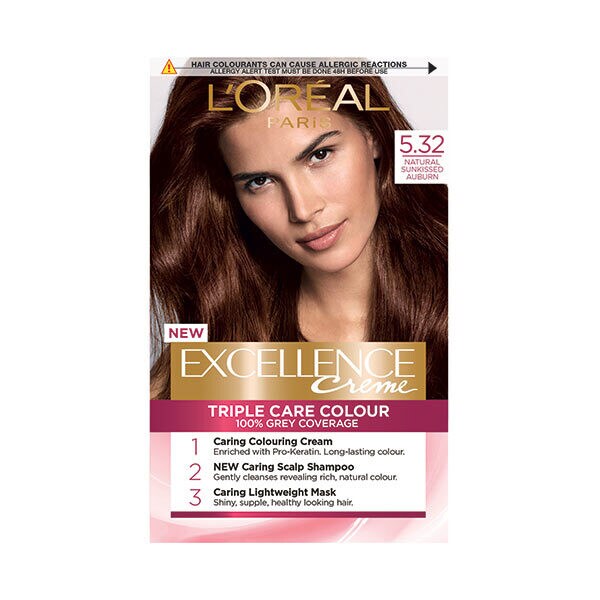 Excellence Creme 5.32 Sunkissed Auburn Hair Dye