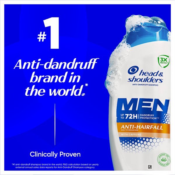 Head & Shoulders Anti-Hair Fall Shampoo 330ml with Caffeine