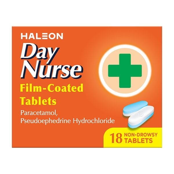 Haleon Day Nurse, 18 Non-Drowsy Tablets