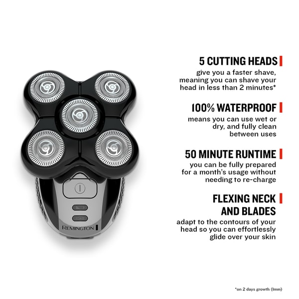 Remington Ultimate Series Rx5 Head Shaver