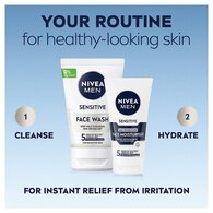 NIVEA MEN Sensitive Face Wash with 0% Alcohol, 100ml