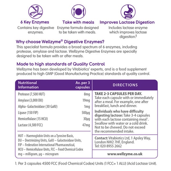 Wellbio Digestive Enzymes
