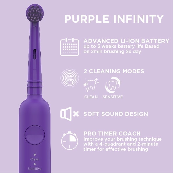 Pro Care Purple Infinity Electric Toothbrush