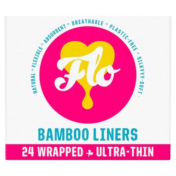 Flo Bamboo Liner Pack (24 Liners, Wrapped)