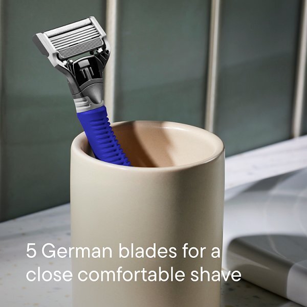 Harry's Men's Razor 1 Indigo Blue Razor 10 Blade Refills
