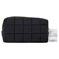 Superdrug Black Padded Cube Cosmetic Bag