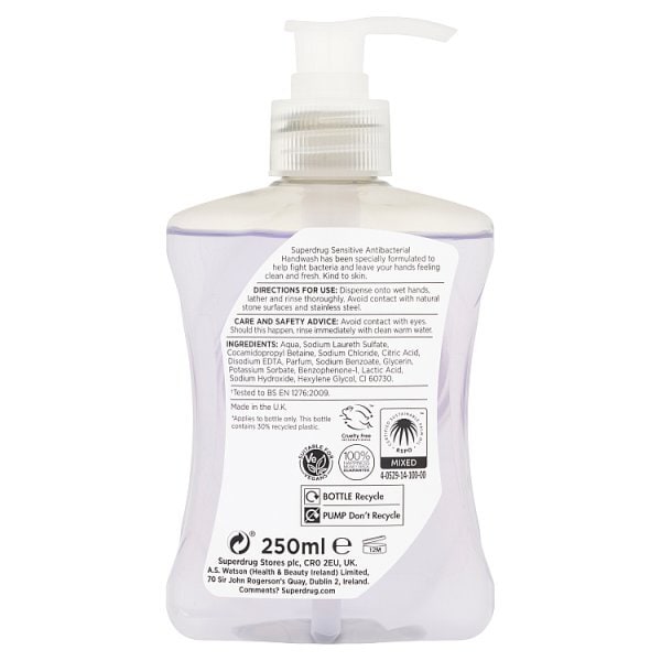 Superdrug Antibacterial Handwash 250ml