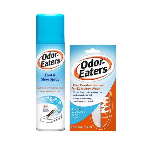 Odoreaters Foot & Shoe Spray and Ultra Comfort Insoles Bundle