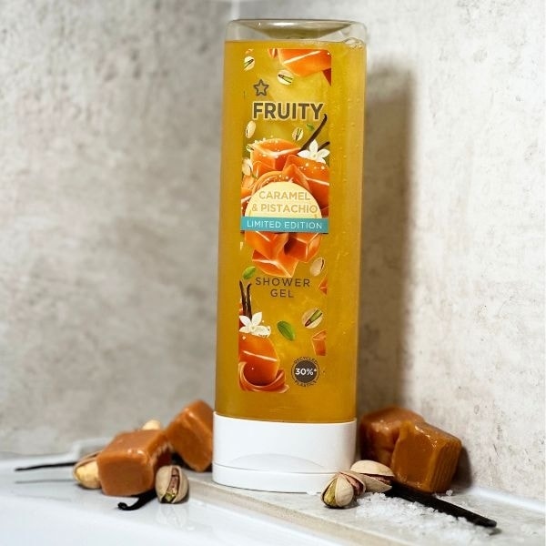 Superdrug Fruity Salted Caramel & Pistachio Shower Gel 250ml