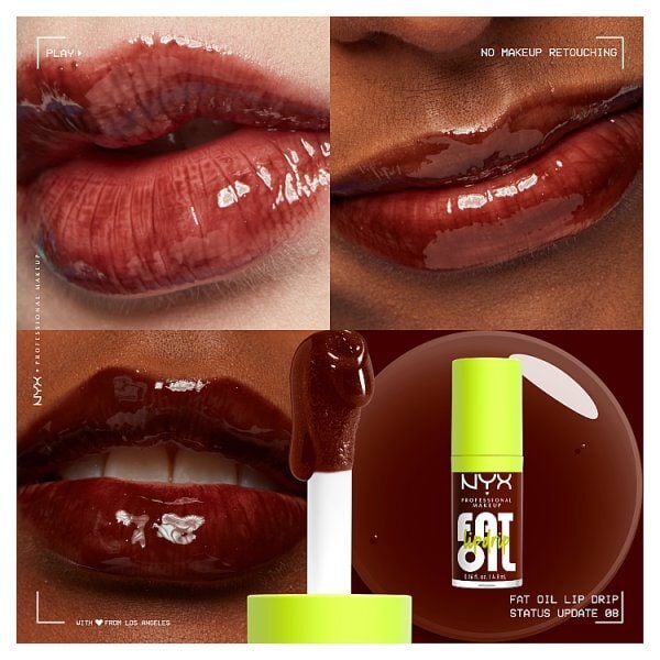 NYX Professional Makeup Fat Oil Lip Drip Gloss Status Update