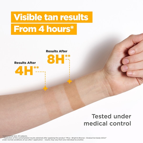 Mixa Niacinamide Bright & Bronze Gradual Tan 250ml