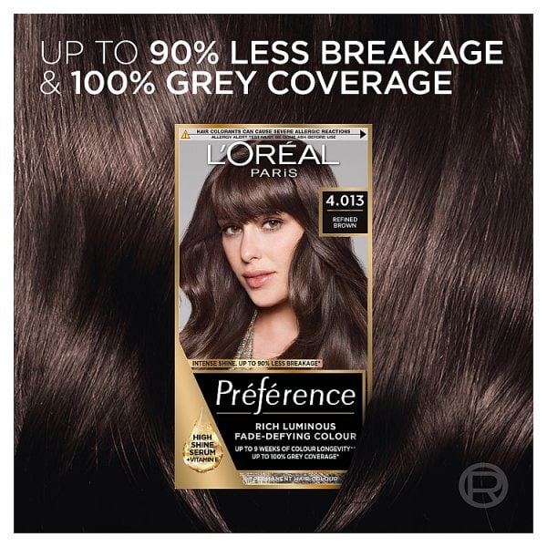 L'Oréal Paris Preference 4.013 Refined Brown