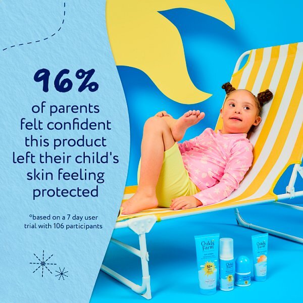 Childs Farm Spf50+ Sun Cream Fragrance-Free 100Ml