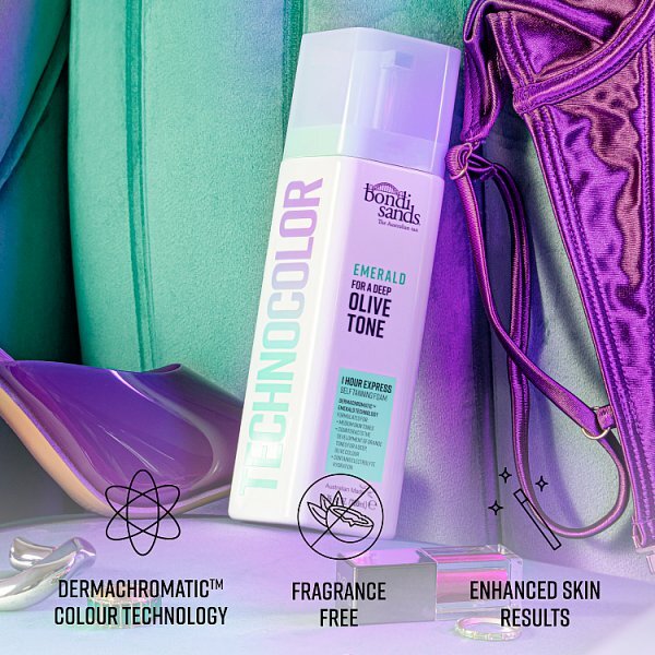 Technocolor 1 Hour Express Self Tanning Foam Emerald 200Ml