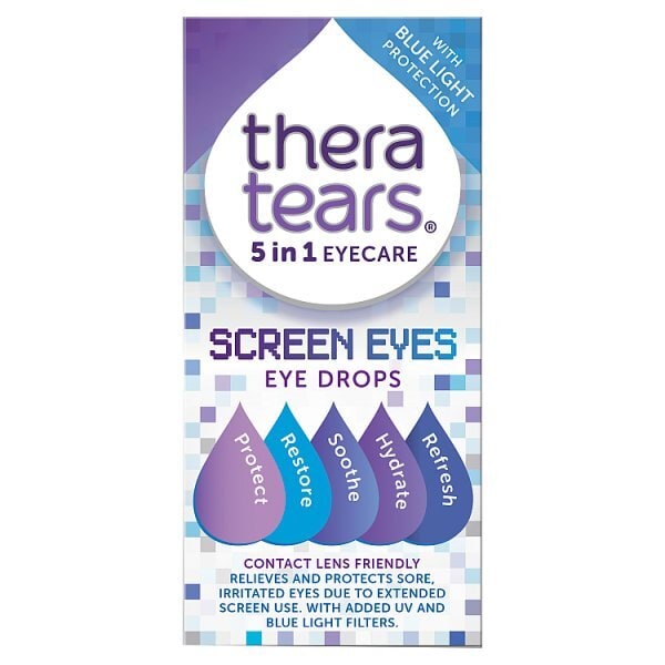 Thera Tears 5 In 1 Screen Eyes Eye Drops 10ml