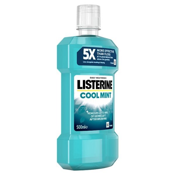 Listerine Cool Mint Anti-Bacterial Mouthwash 500ml