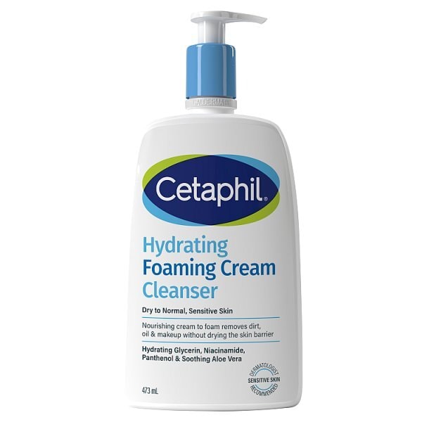 Cetaphil Hydrating Foaming Cream Cleanser 473ml