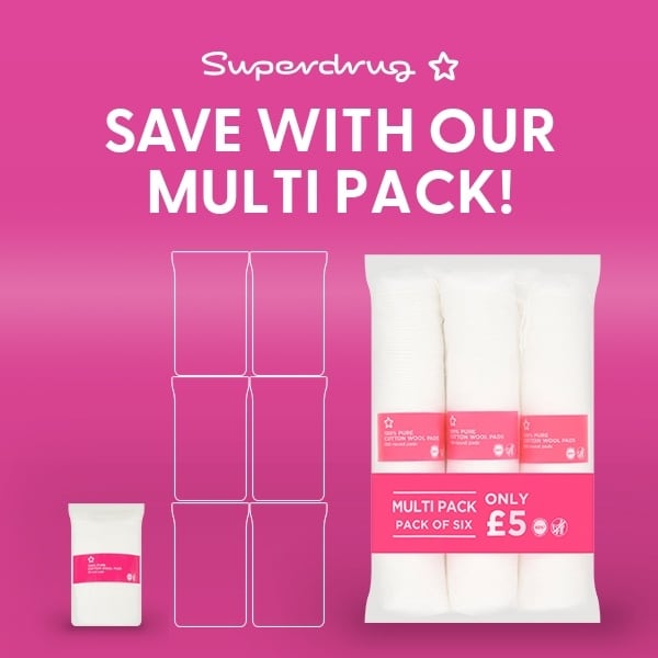 Superdrug Cotton Wool Pads 6pk