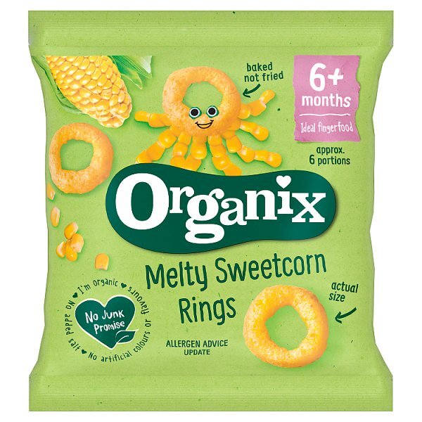 Organix Sweetcorn Rings