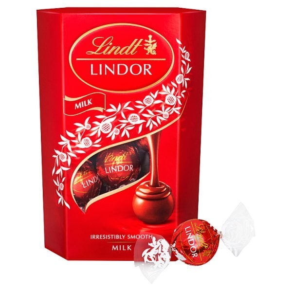 Lindt Lindor Milk Chocolate Box Selection 200g