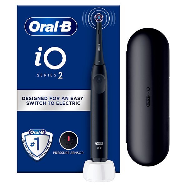 Oral-B iO2 Night Black Electric Toothbrush Whitening Edition