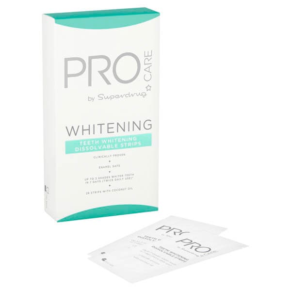 Superdrug ProCare Dissolvable Teeth Whitening Strips