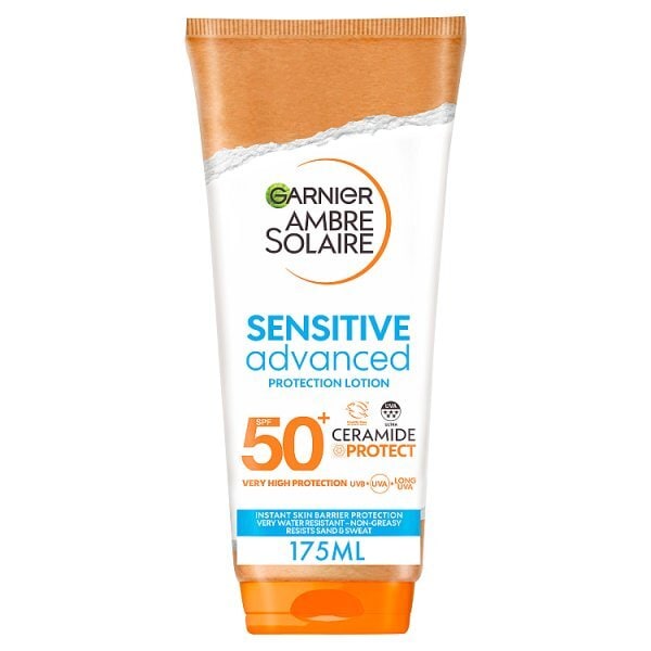 Garnier Ambre Solaire SPF50+ Sensitive Sun Cream 175ml