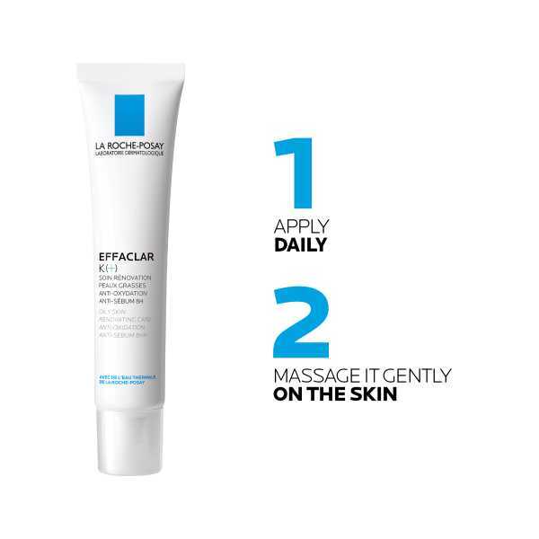 La Roche-Posay Effaclar K+ Anti Blackhead Moisturiser 40ML