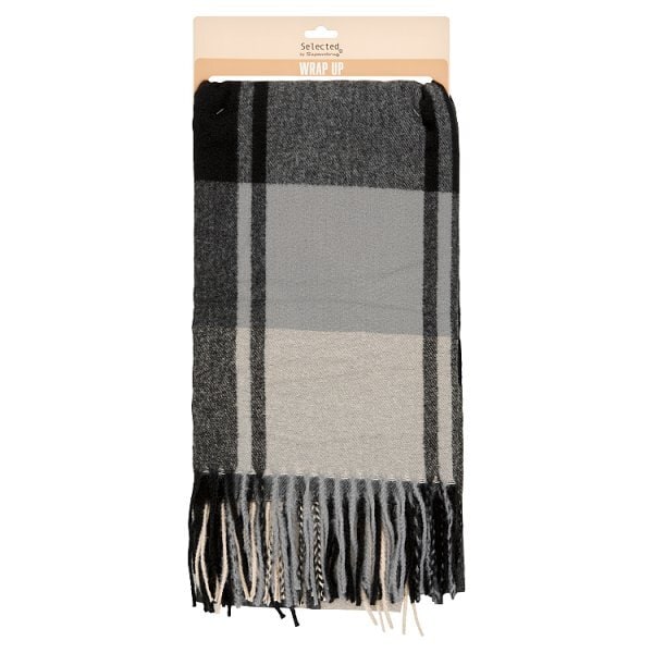 S/D Scarf Black Check