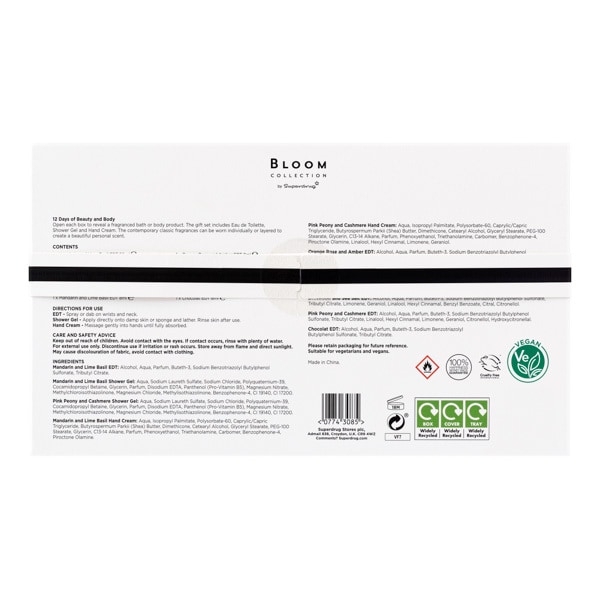 DNR Superdrug Bloom 12 Days of Beauty & Body