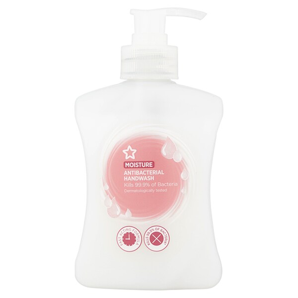 Superdrug Anti-Bacterial Moisture Plus Handwash 250ml