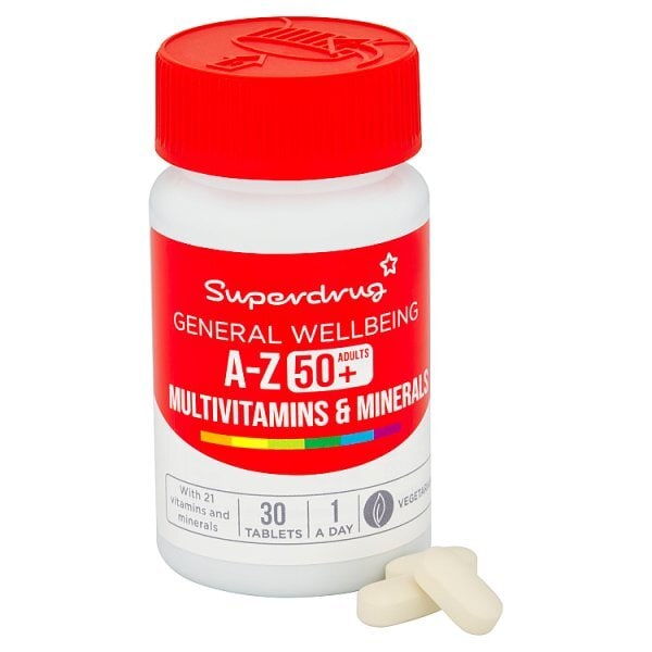 Superdrug A-z Multi-vitamin 50+ 30s
