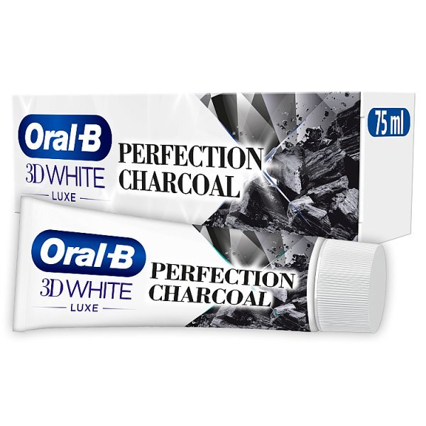 Oral B 3D White Luxe Charcoal Toothpaste 75ml