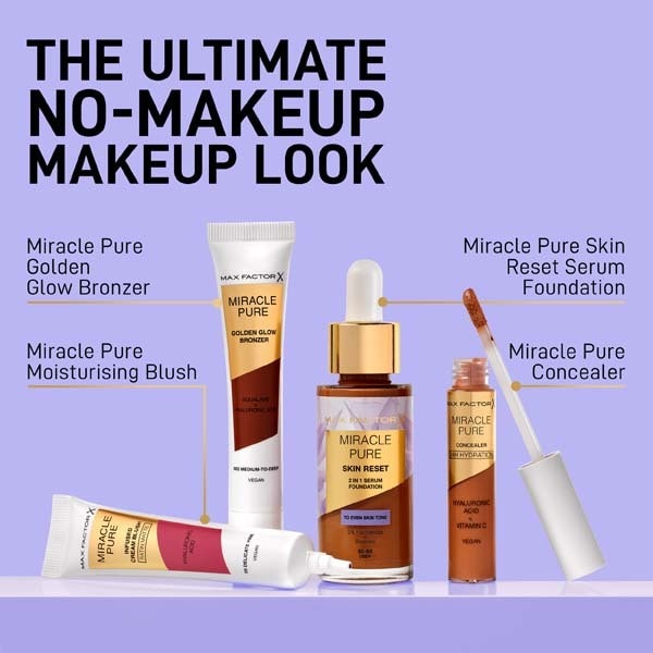 Miracle Pure Serum Foundation Light to Medium Warm 30ml