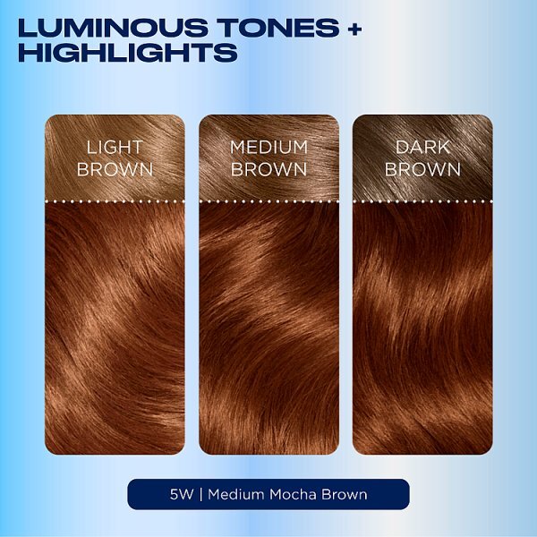 Clairol Nice'N Easy Crème Permanent Hair Dye 5W Medium Mocha Brown