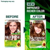 Garnier Nutrisse Permanent Hair Dye Golden Brown  5.3