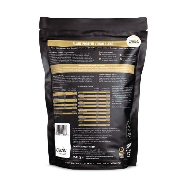 DNR HEALTHSPAN PLANT PROTEIN VGN 750G VAN